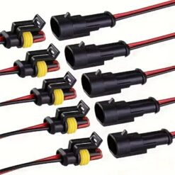 10pcs 2-Pin Electrical Wire Connectors