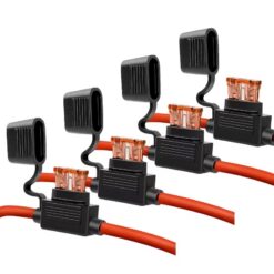 4-Pack 10 AWG Inline Fuse Holders